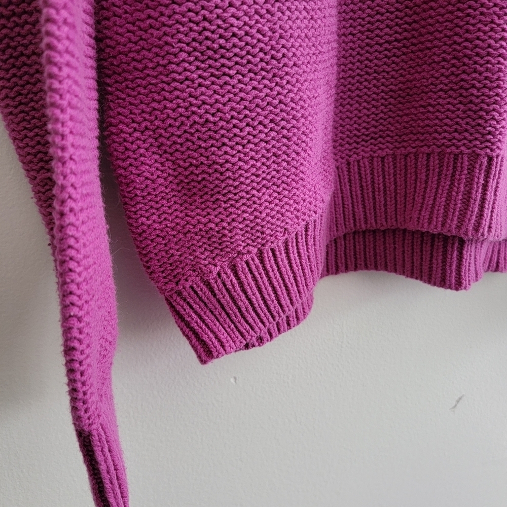 Old Navy Mock Turtleneck Knit Sweater Razzleberry M - Picture 3 of 7
